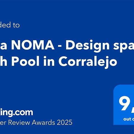 Villa Noma - Design Space With Pool In Corralejo Eksteriør bilde